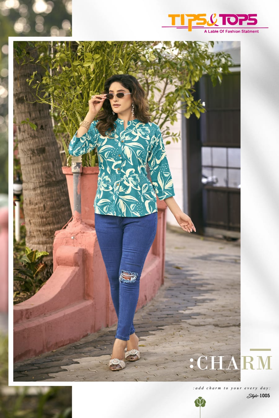 Baby Vol 6 By Tips And Tops Rayon Printed Western Ladies Tops Suppliers In India